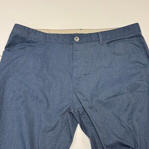 Calvin Klein Men's 38x30 Slim Fit Chino Dress Golf Pant Navy Blue